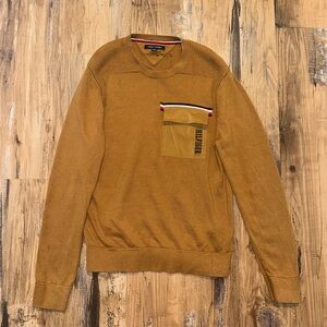 Tommy Hilfiger Men's Brown Crewneck Sweater